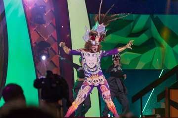 Concurso de maquillaje corporal del Carnaval de Las Palmas de GC (Foto Antonio Rico)
